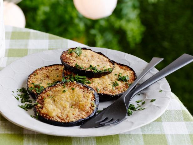 Zubereitung - Auberginensteaks mit Käse