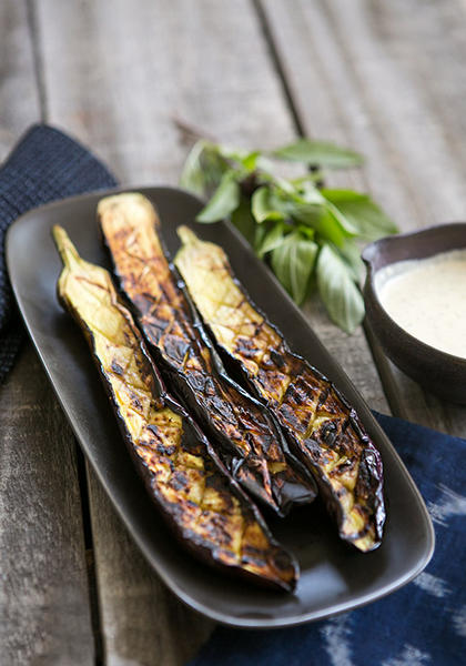 Zubereitung - Gegrillte Aubergine