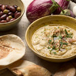 شوربة الباذنجان المشوي