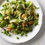 Escarole-Salat mit Saubohnen