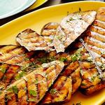 Gegrillte Aubergine mit Hoisin-Glasur