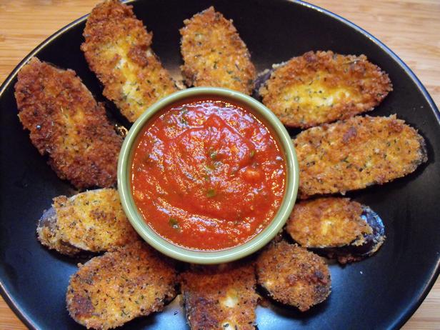 Zubereitung - Frittierte Aubergine