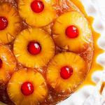 Klassischer umgedrehter Kuchen