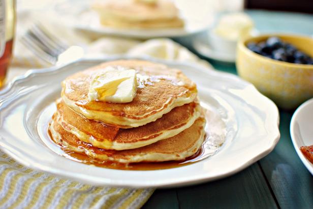 Zubereitung - Kefirpfannkuchen mit Pekannüssen und Sirup