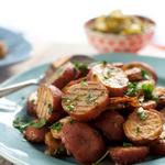 Gegrillte Kartoffeln mit Chiliöl