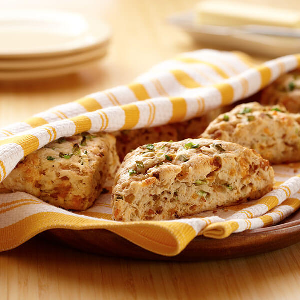 Rezept für Schinken-Kräuter-Käse-Scones