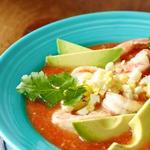 Gazpacho mit Garnelen