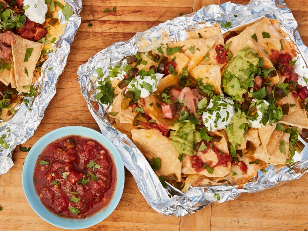 Zubereitung - Gegrillte Käse-, Bohnen- und Chorizo-Nachos