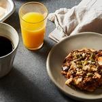 كعكات الشوفان بالزبدة البنية