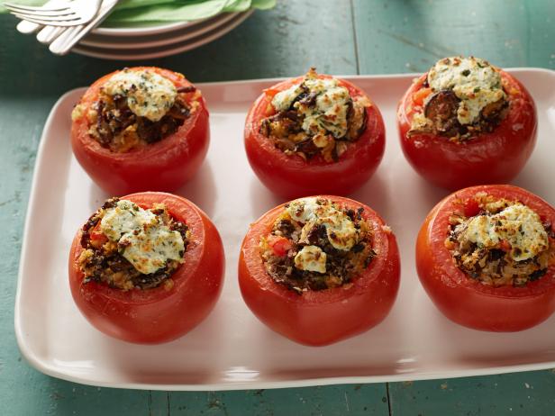 Come cucinare - Pomodori ripieni di funghi e formaggio