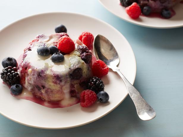 Rezept für Zitronencreme-Brotauflauf