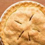 Geschlossener Apfelkuchen