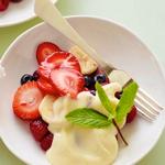 Fruchtsalat mit Limoncello-Likör