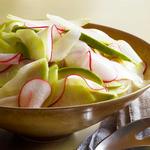 Chayote- und Avocado-Salat