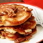 Sauerteigpfannkuchen mit Äpfeln