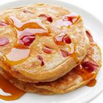 Vollkornpfannkuchen mit Äpfeln