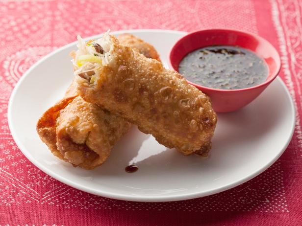 Zubereitung - Asiatische Nudel-Frühlingsrollen mit Minzdip