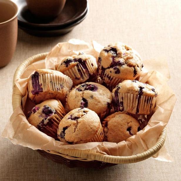 Rezept für Vollkorn-Blaubeermuffins