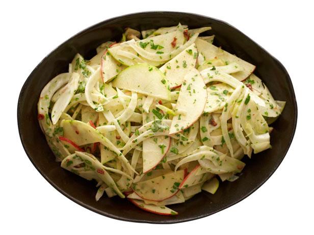 43. Salat mit Apfel und Fenchel.