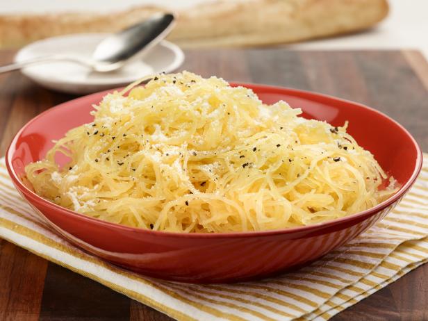 Zubereitung - Gebackener Spaghetti-Kürbis
