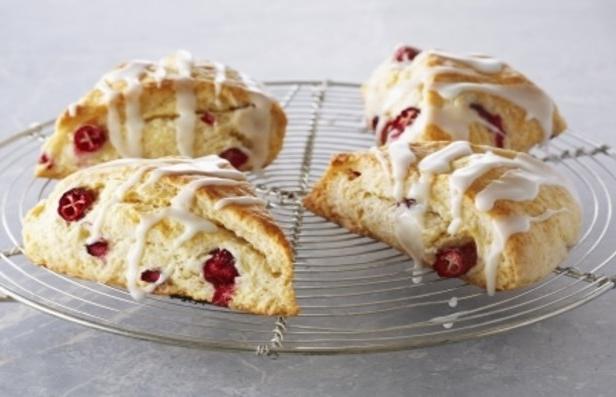 Rezept für Cranberry-Zitronen-Scones