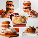 5 Donuts für den Herbsttisch