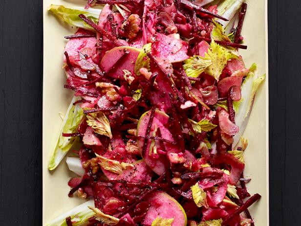 Foto des Gerichts – Rohkostsalat mit Rote Bete und Apfel