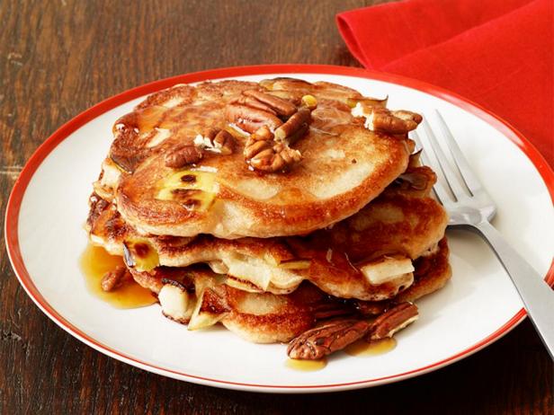 Foto des Gerichts – Sauerteigpfannkuchen mit Äpfeln