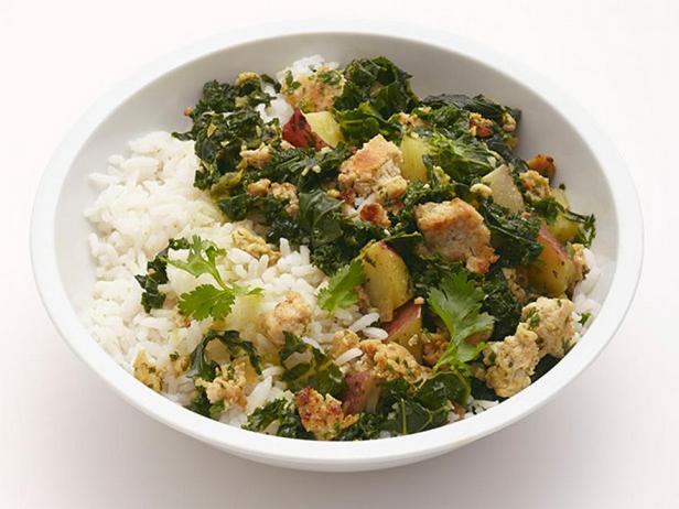 صورة الطبق - ديك رومي مع الكرنب والأرز