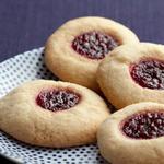 Hausgemachte Shortbread-Kekse mit Marmelade