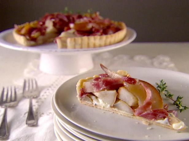 Foto des Gerichts – Tarte mit Birne und Gorgonzola