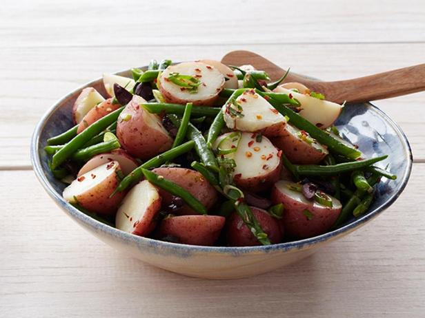 Foto des Gerichts – Salat mit Kartoffeln und grünen Bohnen