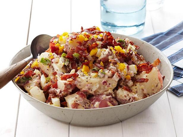 Foto des Gerichts – Kartoffelsalat mit Speck und Eiern