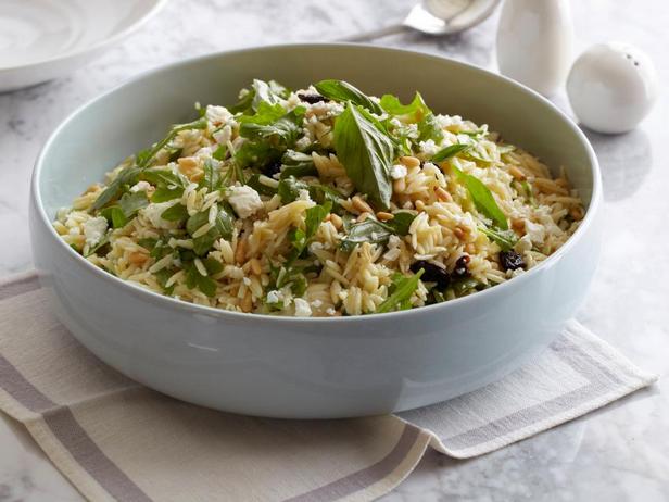 Foto des Gerichts – Dreifarbiger Salat mit Orzo-Nudeln