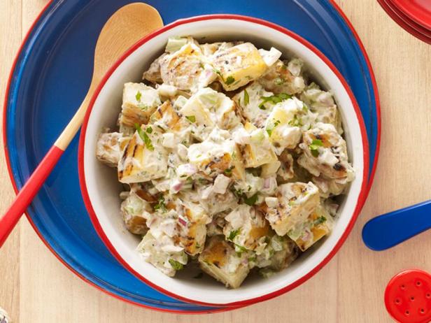 Foto des Gerichts – Gegrillter Kartoffelsalat mit Paprika