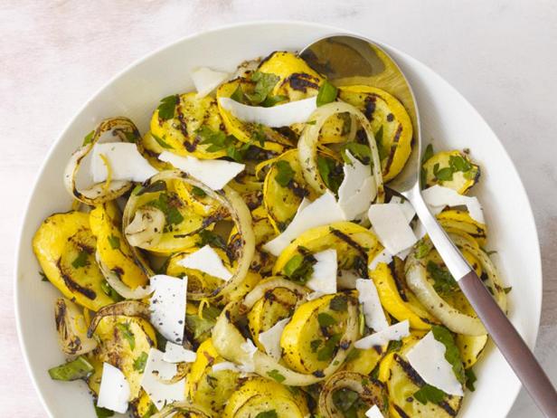 Foto des Gerichts – Gegrillte gelbe Zucchini