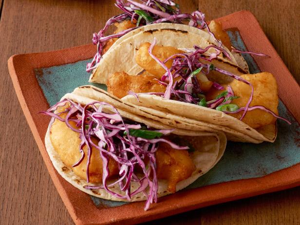40. Fisch- und Salat-Tacos