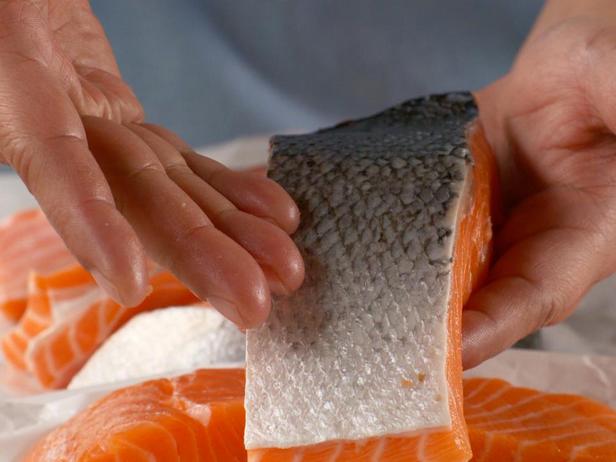 Lachs mit Haut