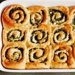 Spinat-Käse-Brötchen