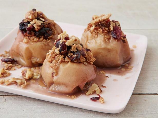 Zubereitung - Mit Walnüssen und Cranberries gefüllte Äpfel aus dem Slow Cooker