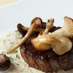 Filet Mignon mit cremiger Senfsauce und Wildpilzen