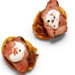 Kartoffeln mit Pfeffersteak
