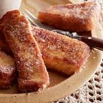 Französische Toast-Churros mit Orangenglasur