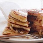 Pfannkuchen mit Nutella-Füllung