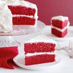 Hausgemachter Red Velvet Kuchen