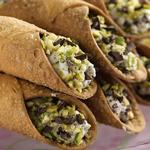 Cannoli mit Ricotta und Schokoladenstückchen