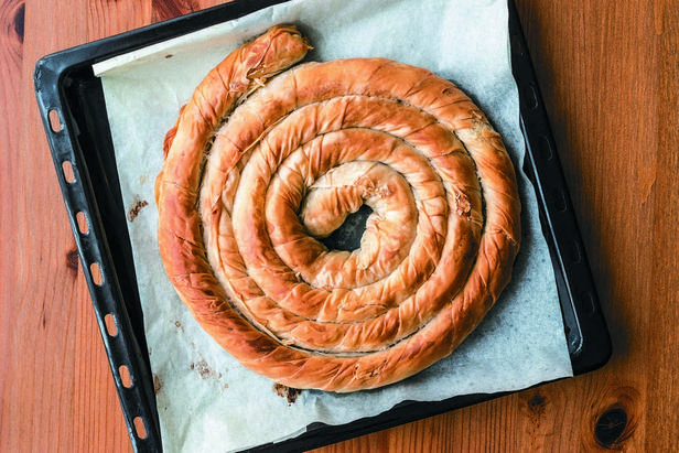 Zubereitung - Börek mit Käse und Kräutern