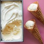 Vanilleeis ohne Eismaschine
