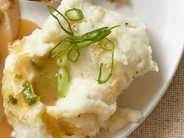 Zubereitung - Kartoffelpüree mit Meerrettich und Frühlingszwiebeln