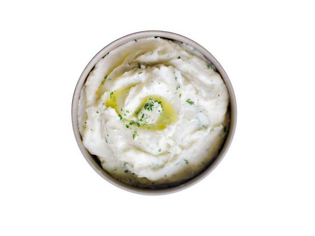 Zubereitung - Kartoffelpüree mit grüner Butter